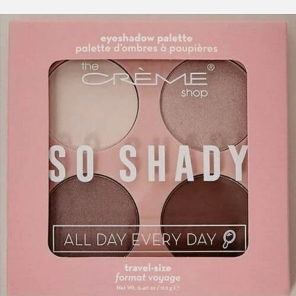The Crème Shop So Shady Eyeshadow Palette - Travel Size